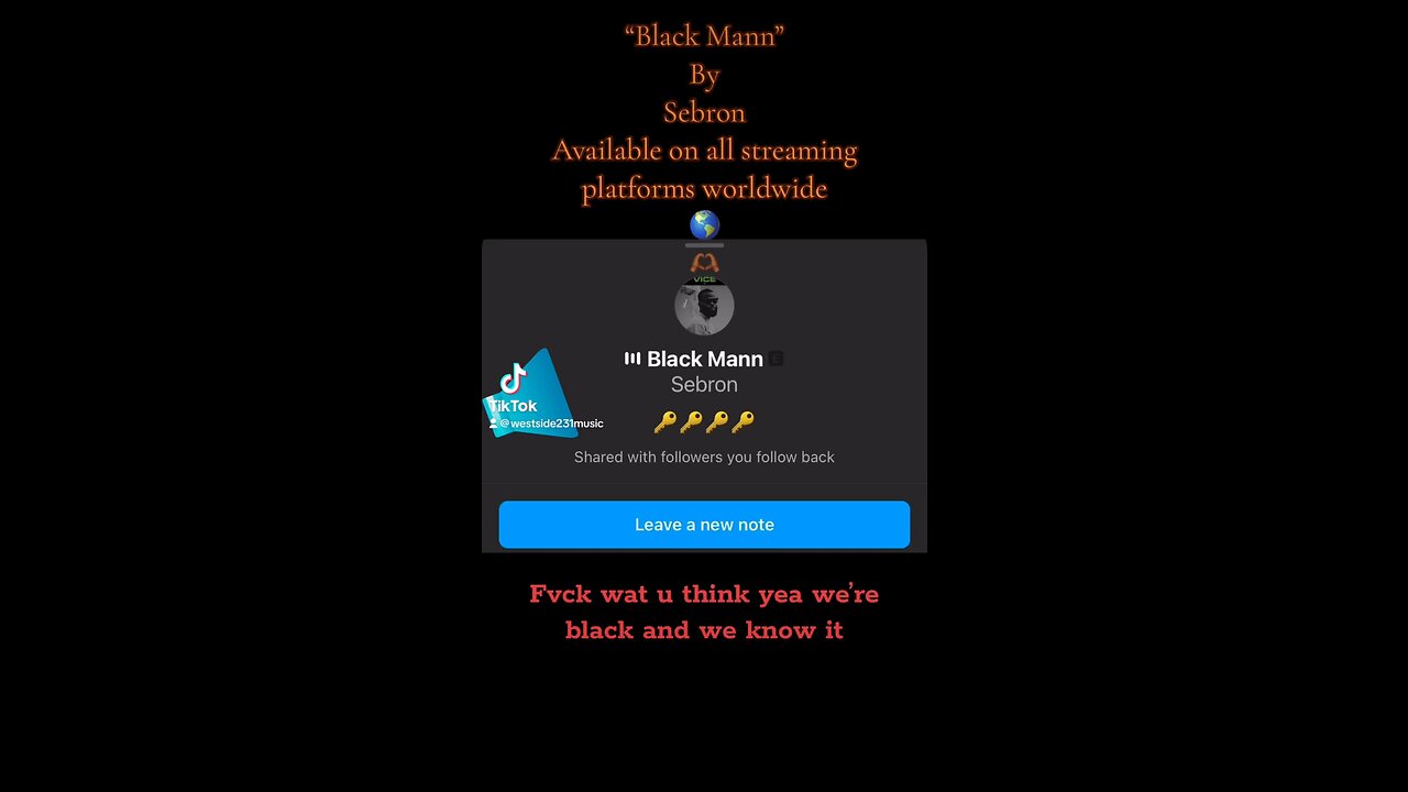 Sebron “Black Mann” skit