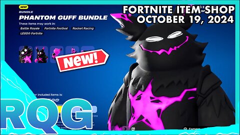 “NEW” PHANTOM GUFF BUNDLE IS HERE! FORTNITE ITEM SHOP (October 19, 2024)