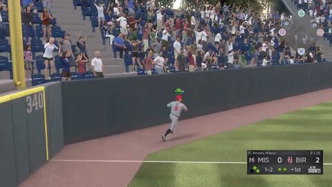 MLB The Show 21 Assisted RF out