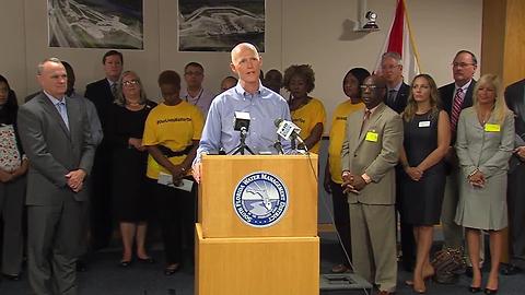 Governor celebrates budget victory in West Palm