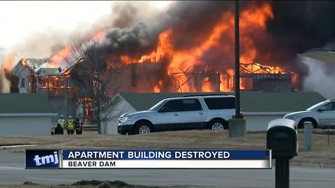 Beaver Dam apartment successfully burned down