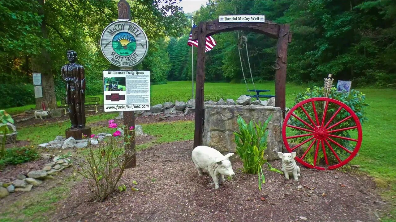 Pikeville, Kentucky and Matewan, WV. Visiting the sites of the famous Hatfield McCoy Feud.