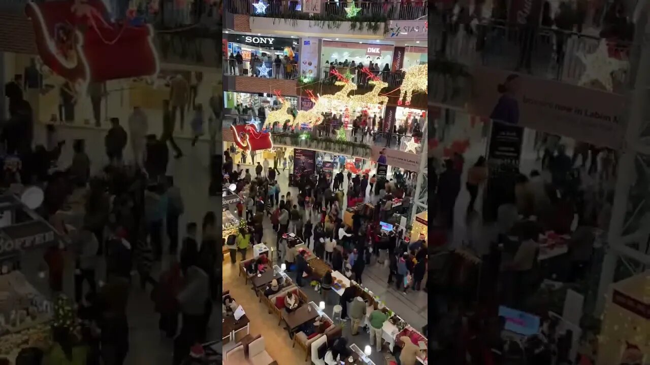 Timelapse Christmas Eve at Labim Mall