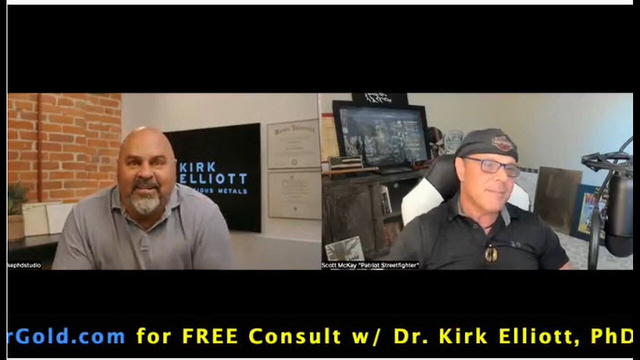 4.12.24 Patriot Streetfighter Economic Update w/ Dr. Kirk Elliott, PhD, Gold & Silver UP!!