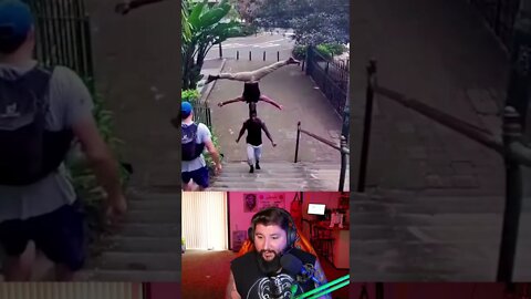 An incredibly unique stunt