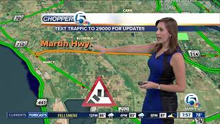 Deadly crash involving multiple vehicles near Indiantown