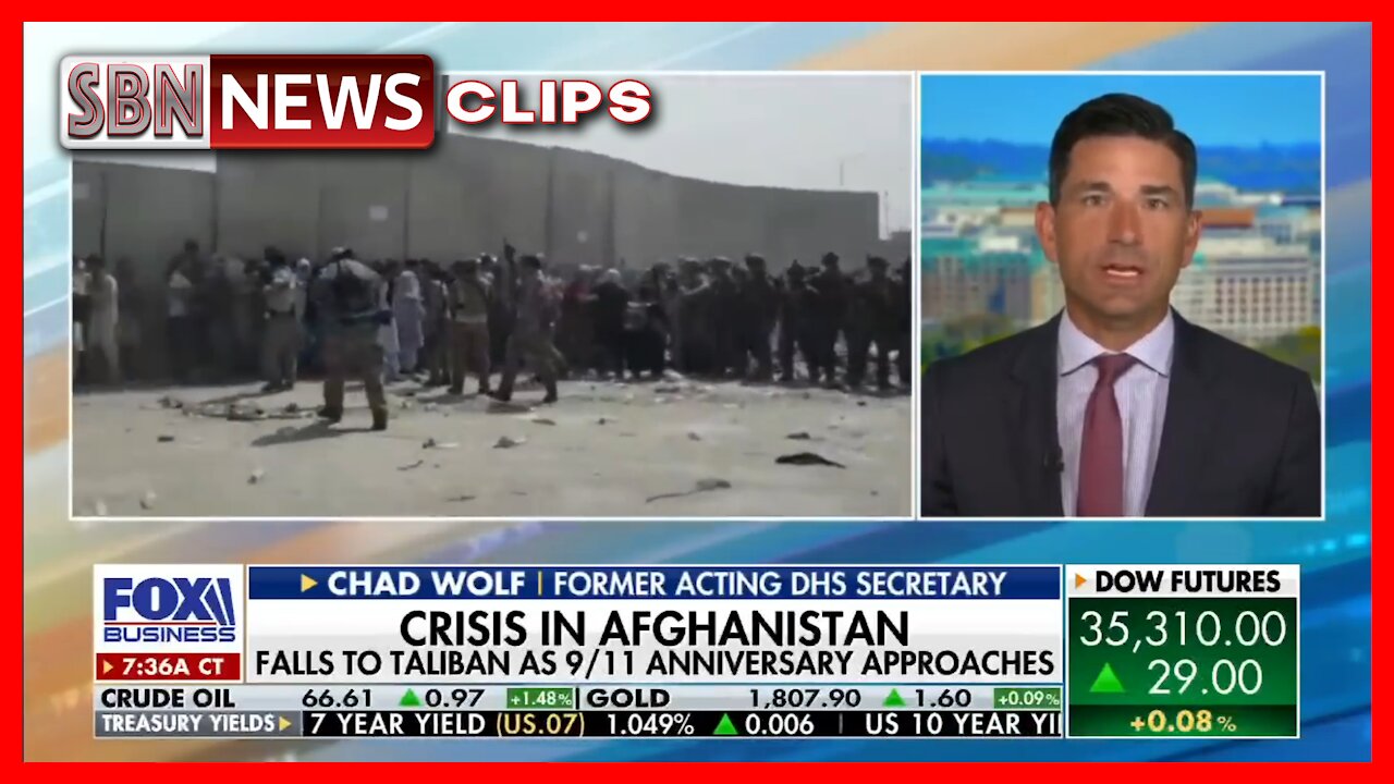 Taliban Holding US 'Feet to the Fire' on Evacuation Deadline: Chad Wolf - 3214