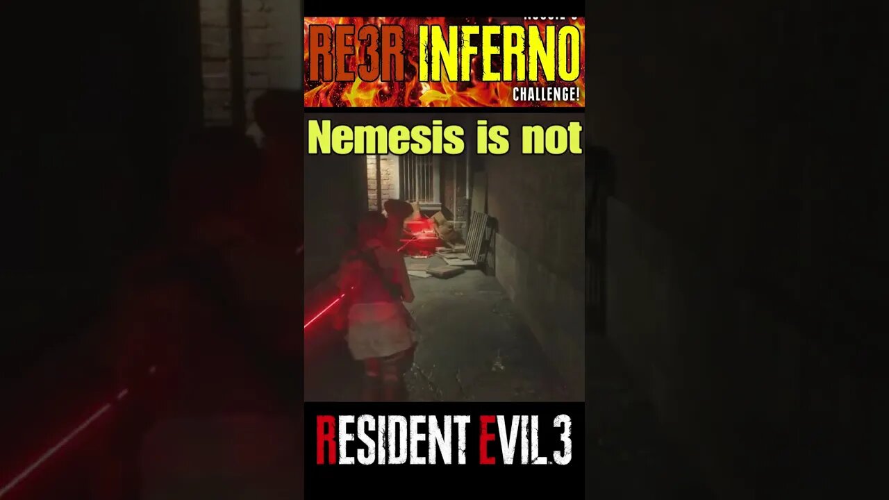 Resident evil 3 remake inferno my rocket launcher V Nemesis rocket launcher gameplay