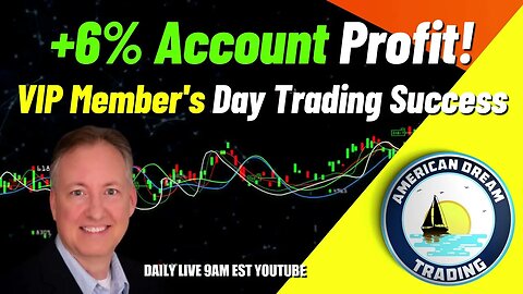 Navigating Profitable Trades - VIP Member's +6% Account Profit Day Trading Success