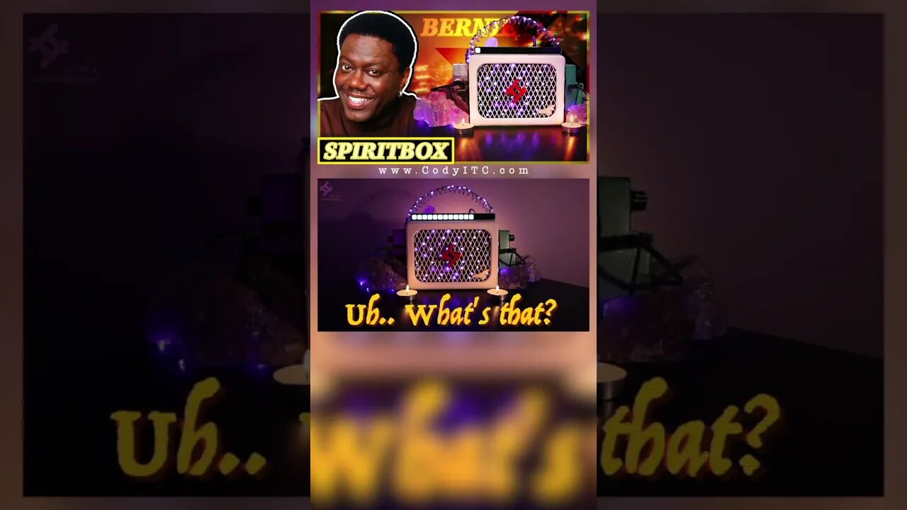 DO YOU FEEL FEAR in the #Afterlife? #BernieMac #SpiritBox Session #Comedy