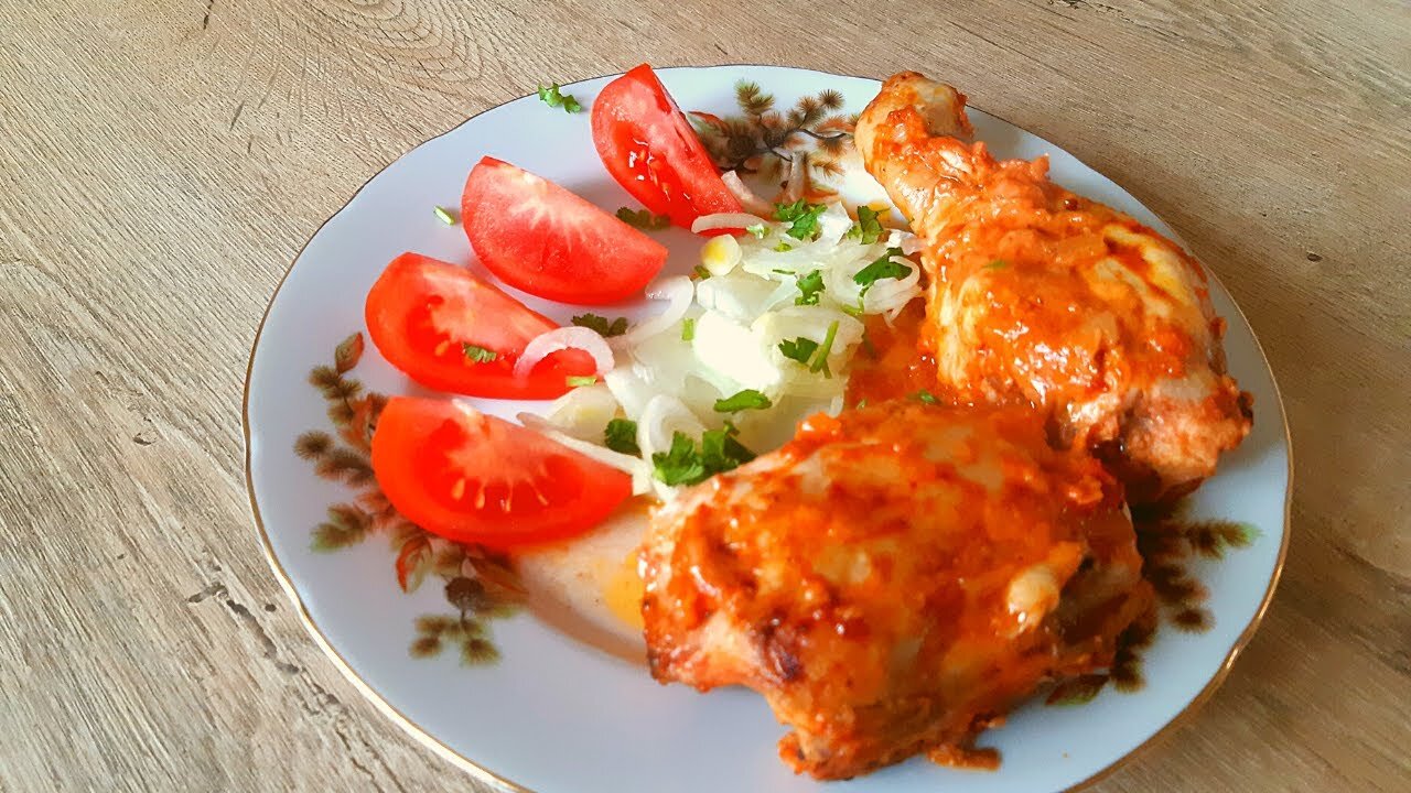 YOU DEFINITELY DIDN'T COOK THE CHICKEN IN THE OVEN IN SUCH SAUCE!🔝FAST, CHEAP AND TASTY💯