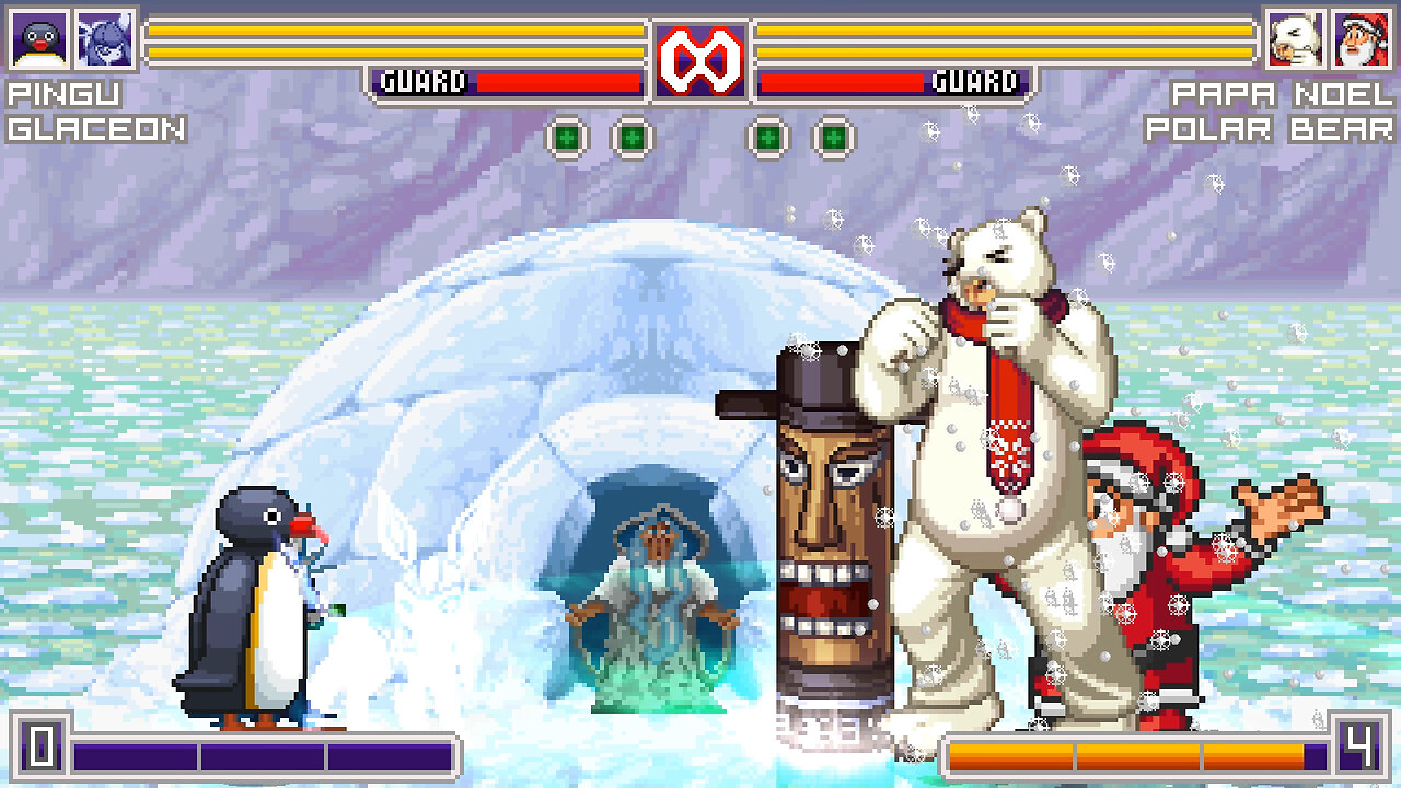 MUGEN - Glaceon & Pingu vs. Polar Bear & Papa Noel - Download