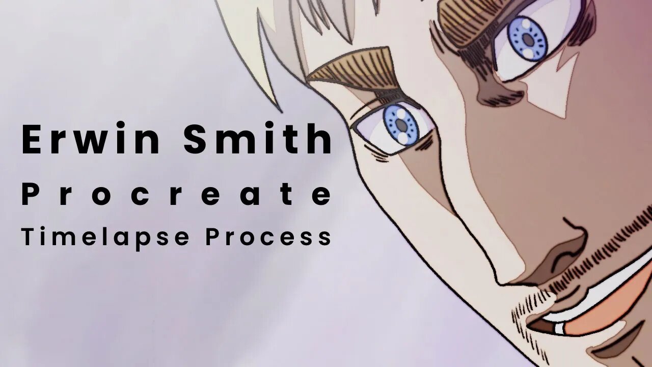 Erwin Smith Fanart - Procreate - Timelapse Process