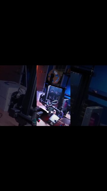 Printing with our Spaghet Cherries 🍒 and Berries filament. #3dprinting #ender3 #th3d #shorts