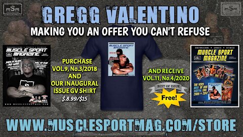 Gregg Valentino Shirt & Magazine Deal