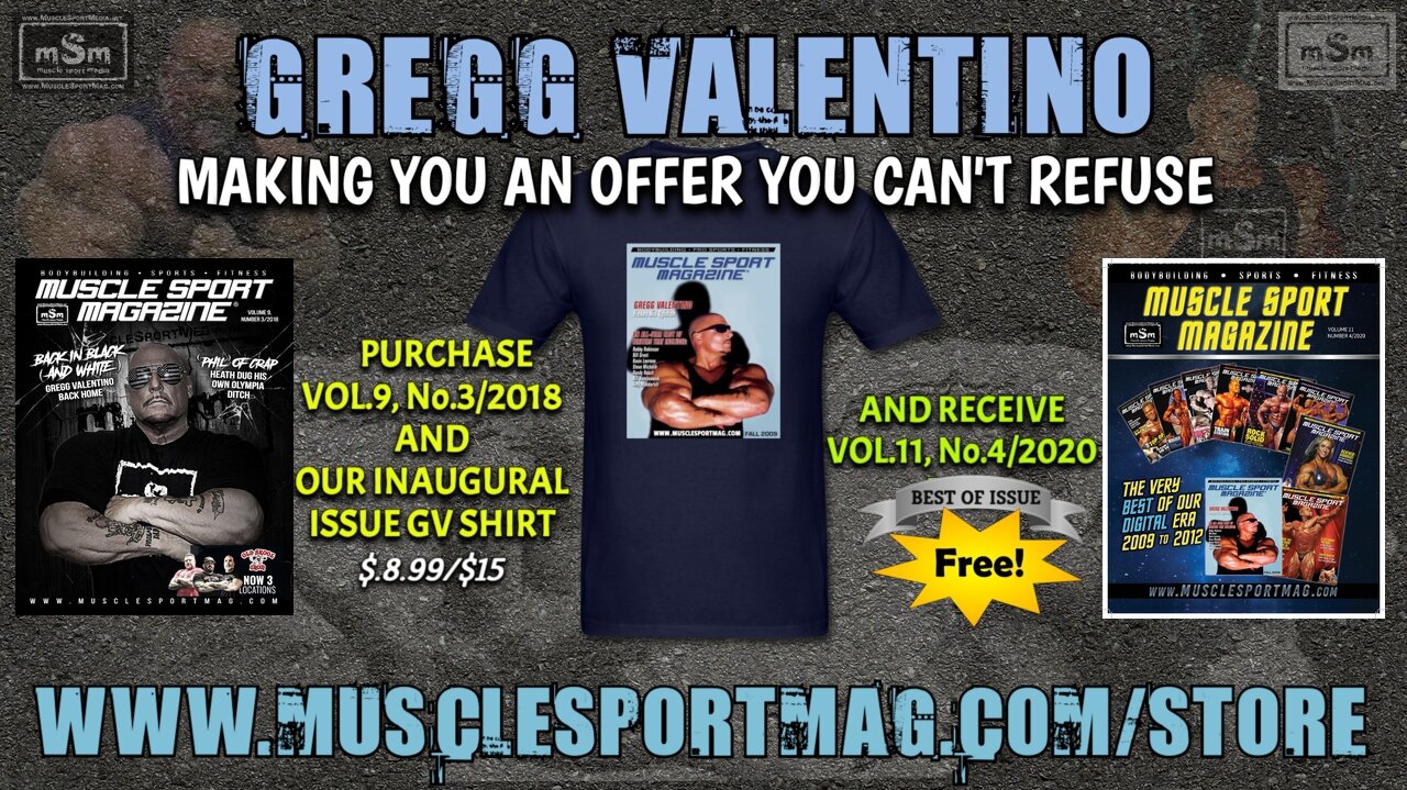 Gregg Valentino Shirt & Magazine Deal