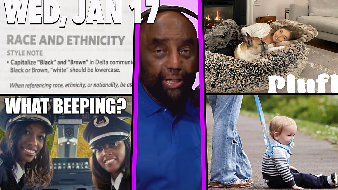 Dogs OFF Leash; Kids ON Leash; DEI Airlines; Larry Elder Fallen State on FRI | JLP SHOW (1/17/24)