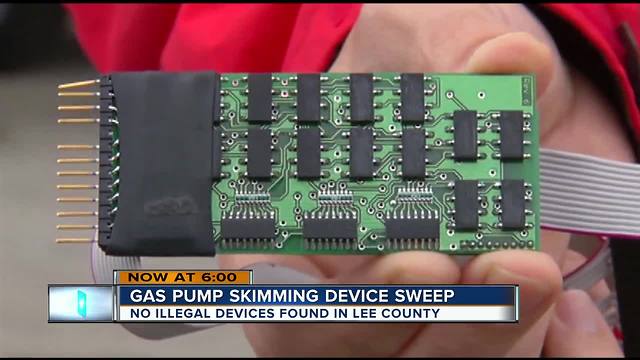 Gas Pump Skimming Device Sweep