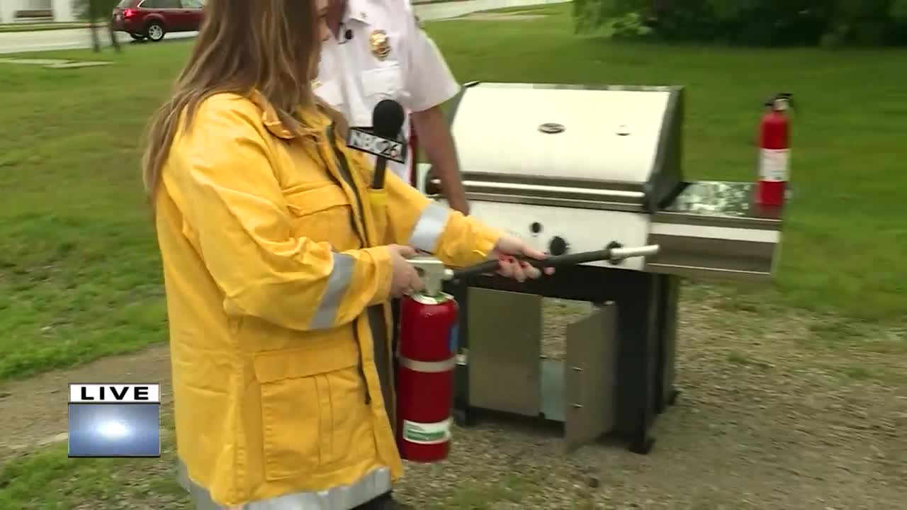 Grill Safety with De Pere Fire Department ahead of the 4th of July