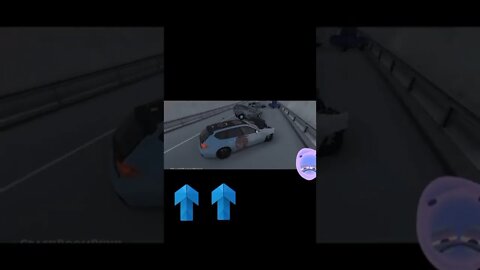 accident on the road / BeamNG DRIVE