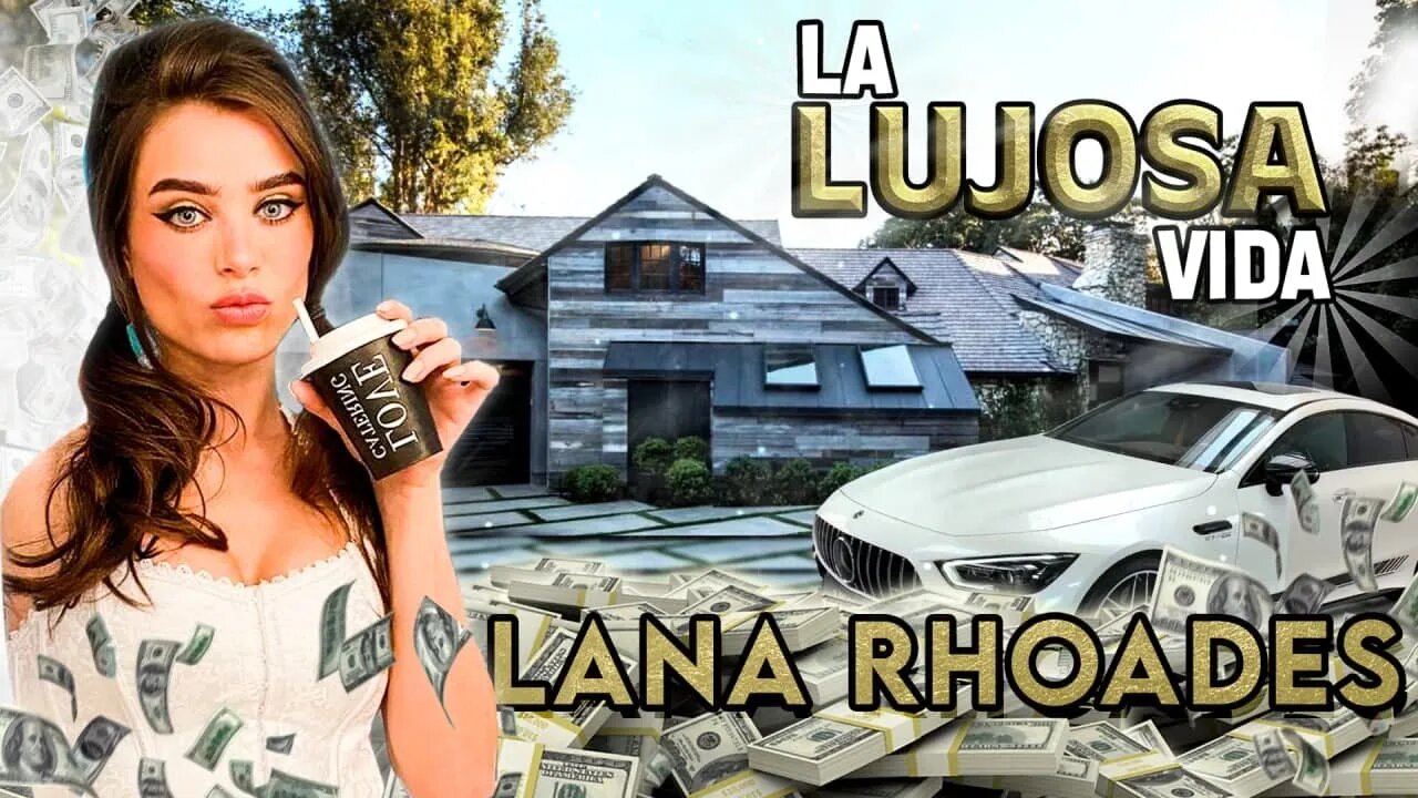 Lana Rhodes | La Lujosa Vida| $20 M de dólares| #Mercedes #Lamborghini 💰