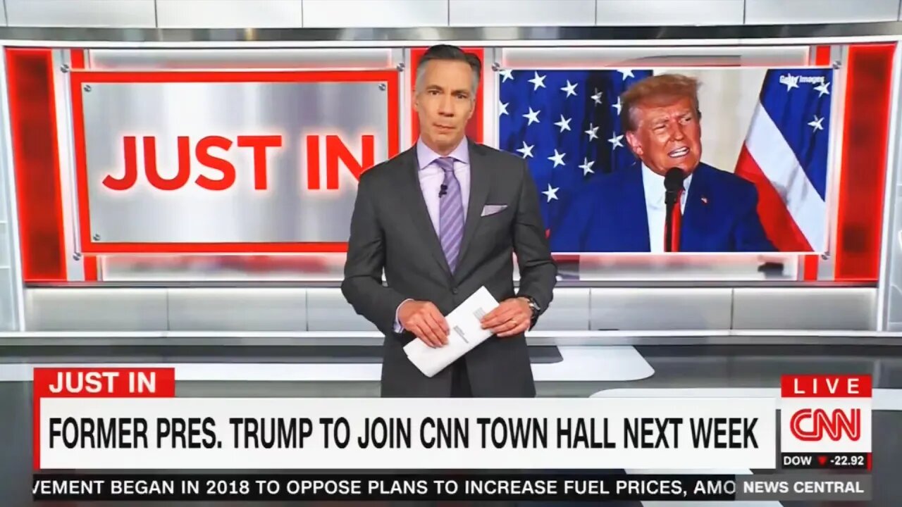 Trump doing a town hall on...CNN?!