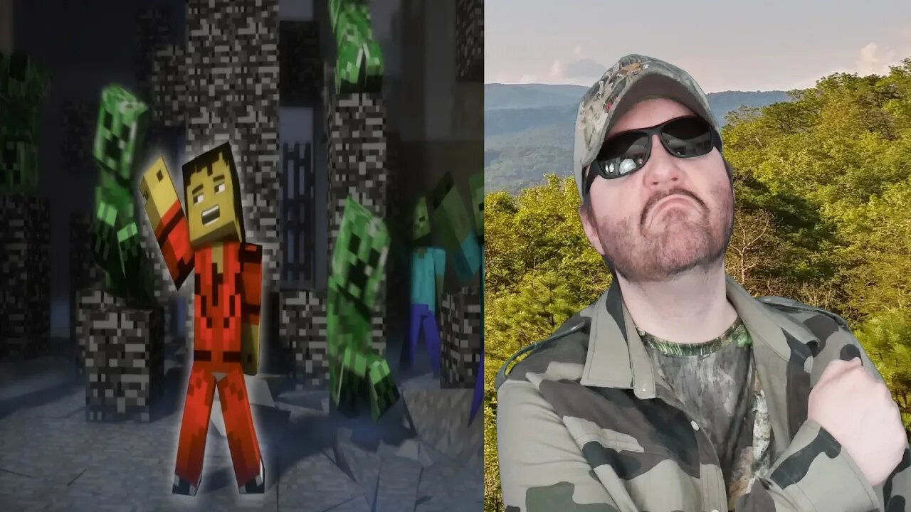 Creeper - A Minecraft Parody Of Michael Jackson's Thriller (Music Video) - Reaction! (BBT)