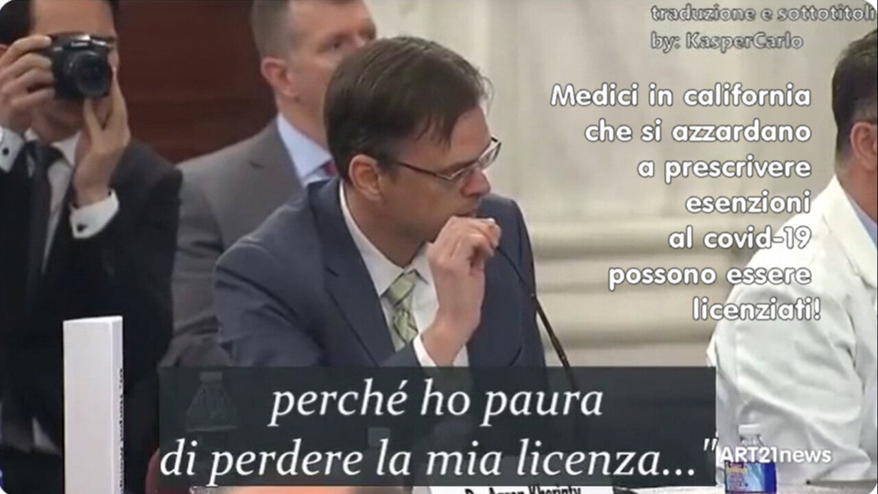 Medici in California che si azzardano a prescrivere esenzioni al covid-19 possono essere licenziati!