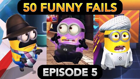 Minion Rush 50 FUNNY FAILS (Episode 5) | El Macho's Lair, Bratt's Lair, Vector's Fortress