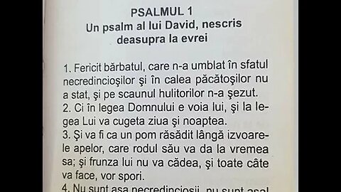 Psalmul 1