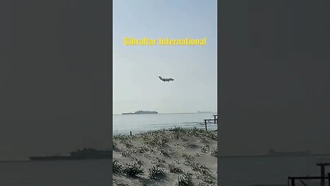 Cessna 525A CitationJet CJ2+ comes in for speedy landing at Gibraltar #shorts