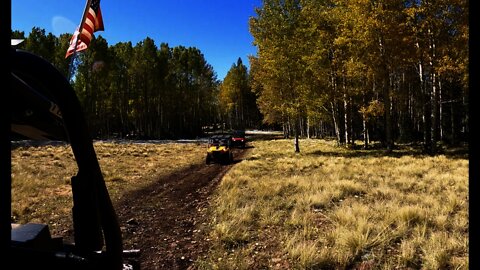White Mountain open trails association fall colors ride 2021