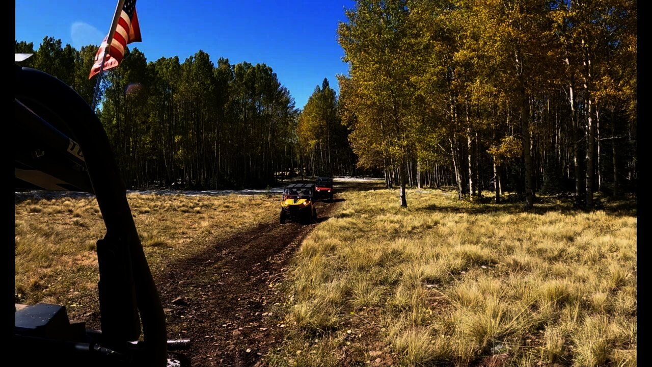 White Mountain open trails association fall colors ride 2021