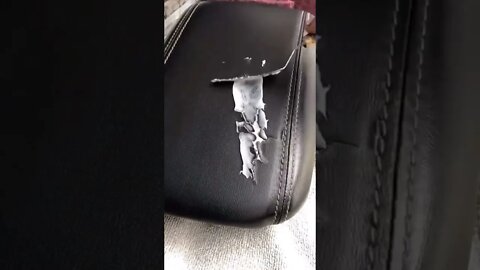 This leather seat repair is stuff of magic