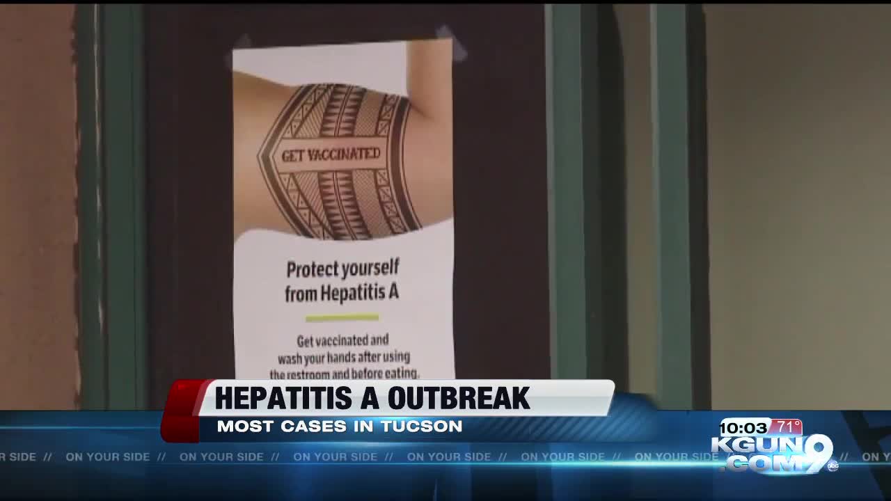 Arizona health officials warn about Hepatitis A outbreak