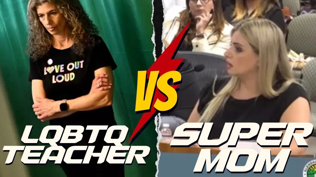 VIDEO OF MOM'S WRECKING WOKE TEACHER AT SCHOOLBOARD MEETING GOES VIRAL! SCHOOL BACKS TEACHER!!!