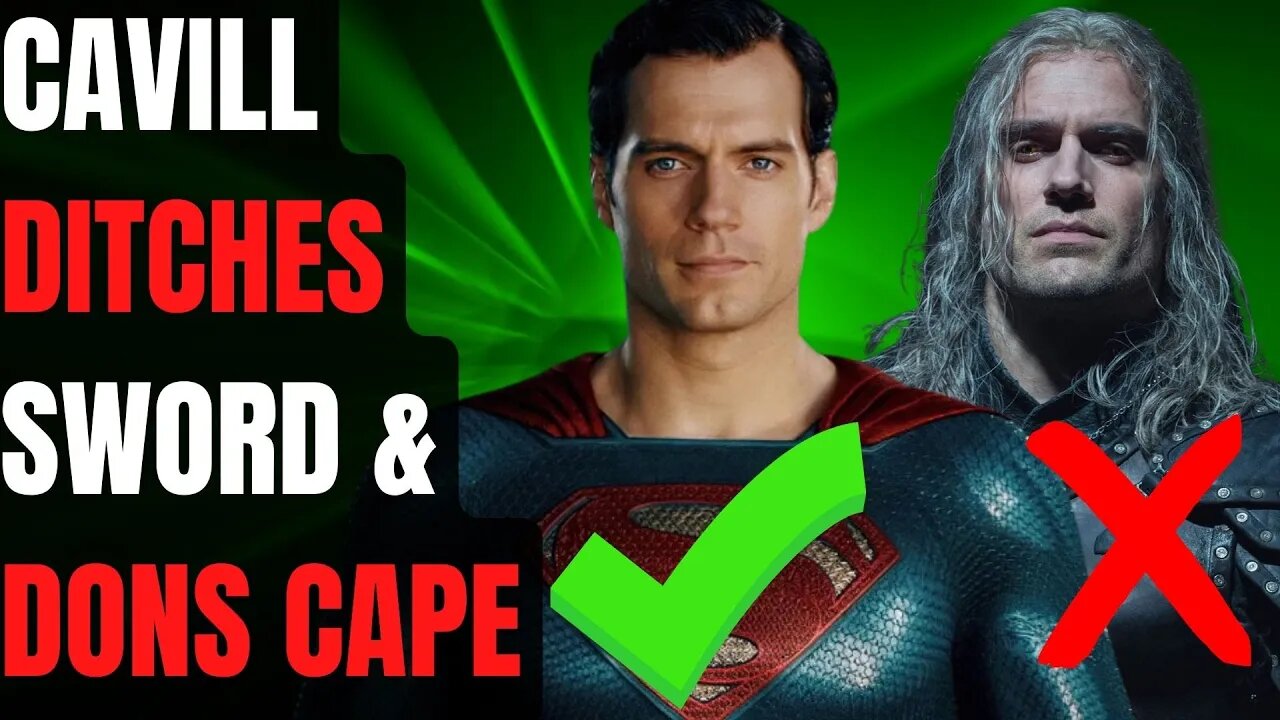 Henry Cavill DROPS the Sword to DON the Cape