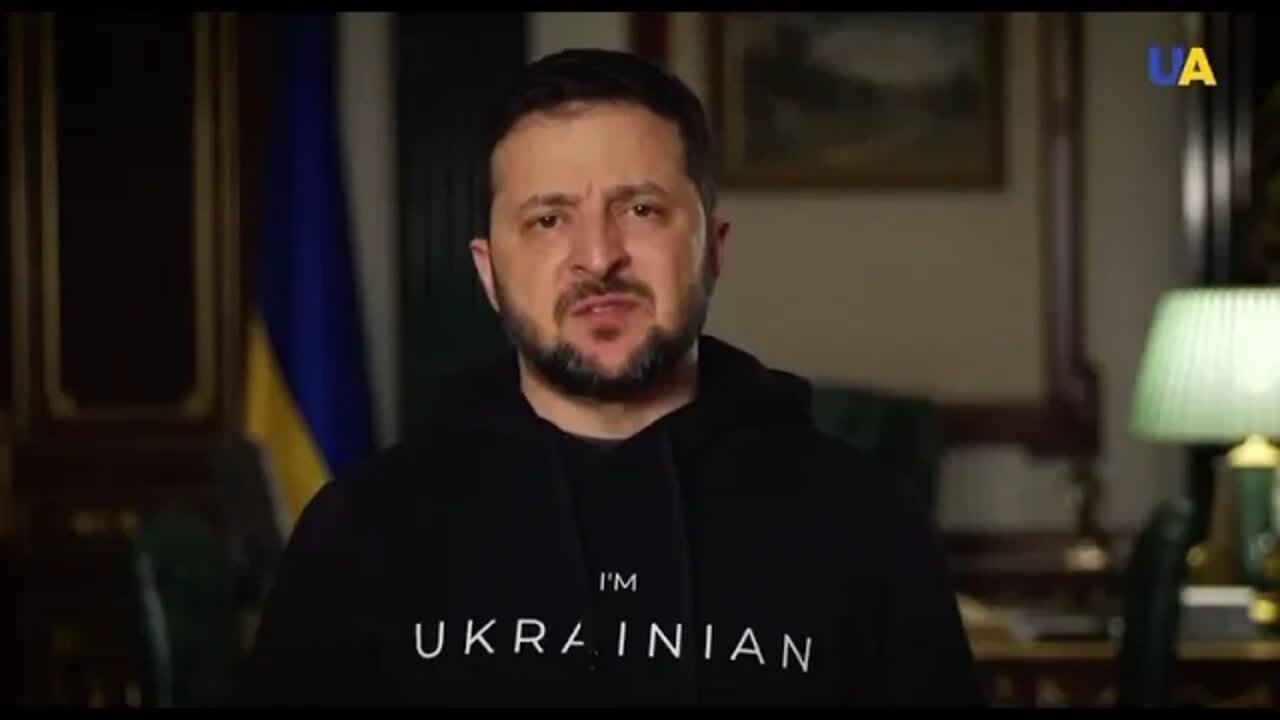 Address from Ukrainian president Volodymyr Zelenskyy