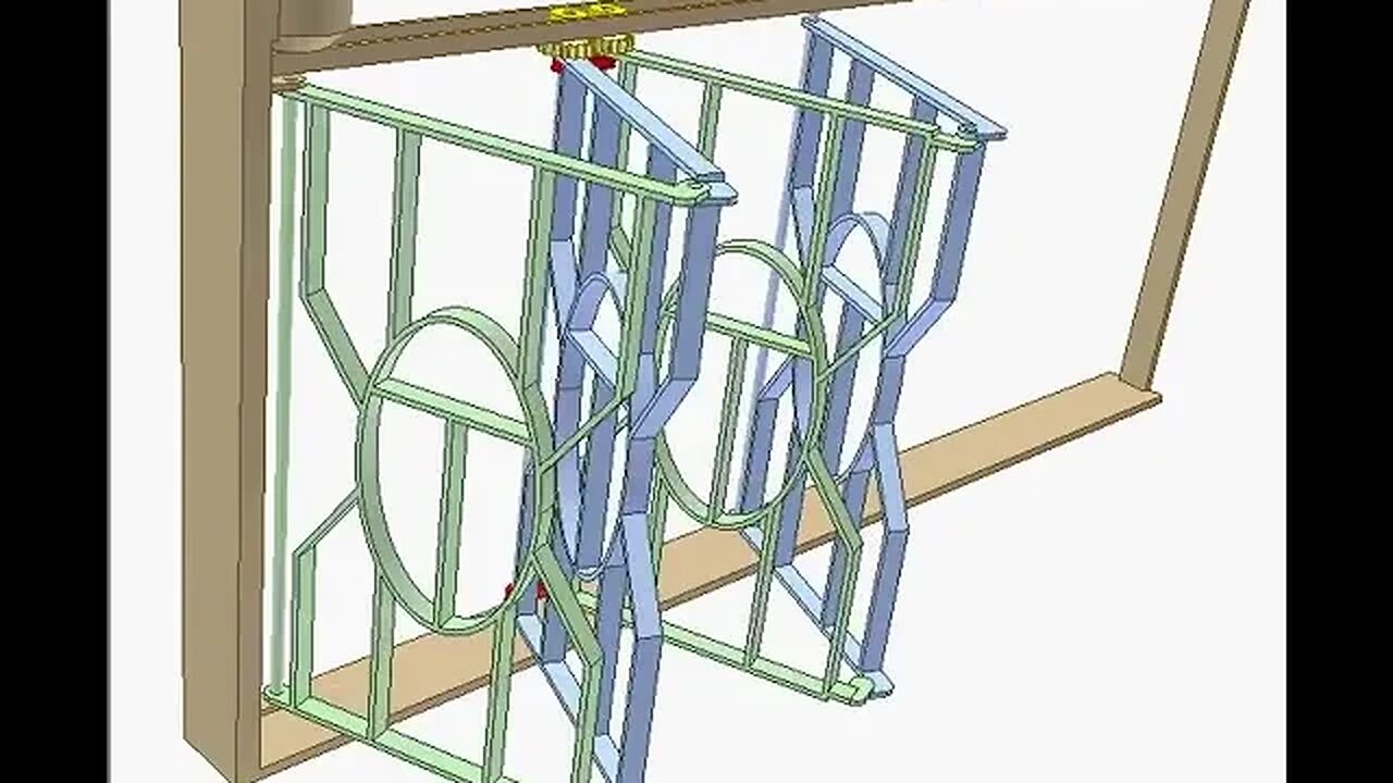3113 Tetra folding gate