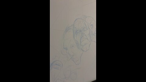Penciling a Christmas Carol Cartoon!