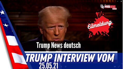 Trump gibt Interview bei Newsmax.