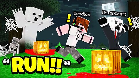 I Trolled Him On Halloween In Minecraft