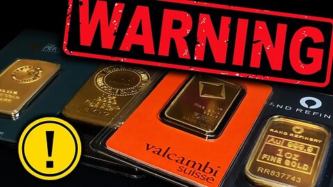 WARNING! A NEW Type Of Gold Scam Is Out There!