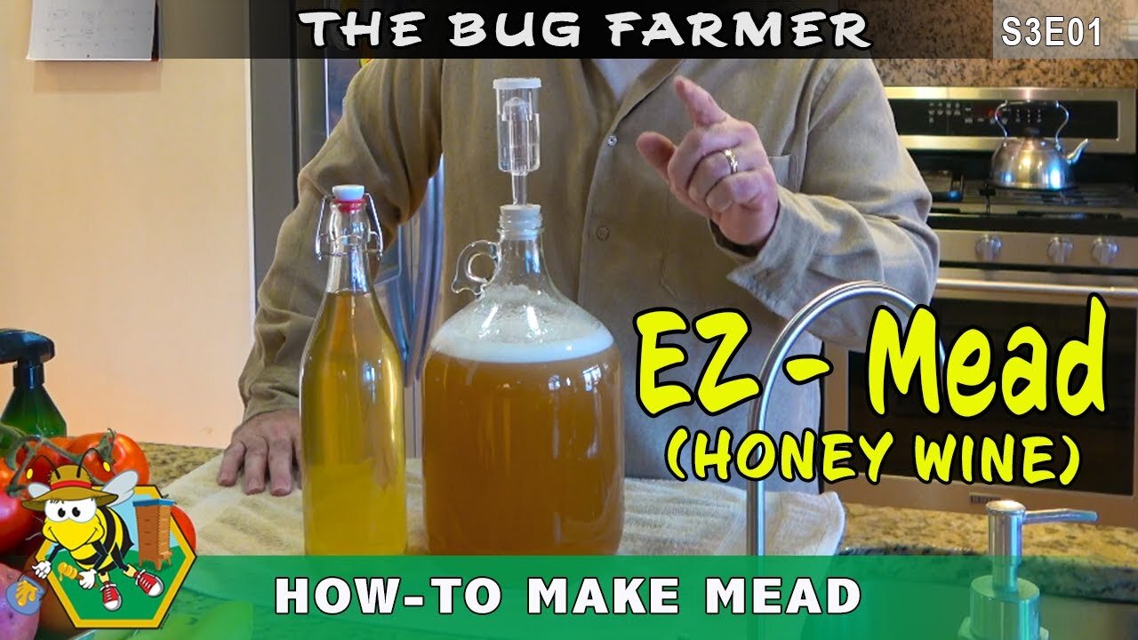 EZ Mead - How to easily make honey wine at home.