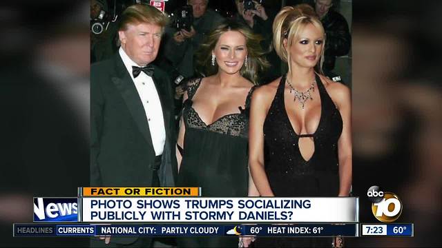 Photo shows pregnant Melania with Stormy?