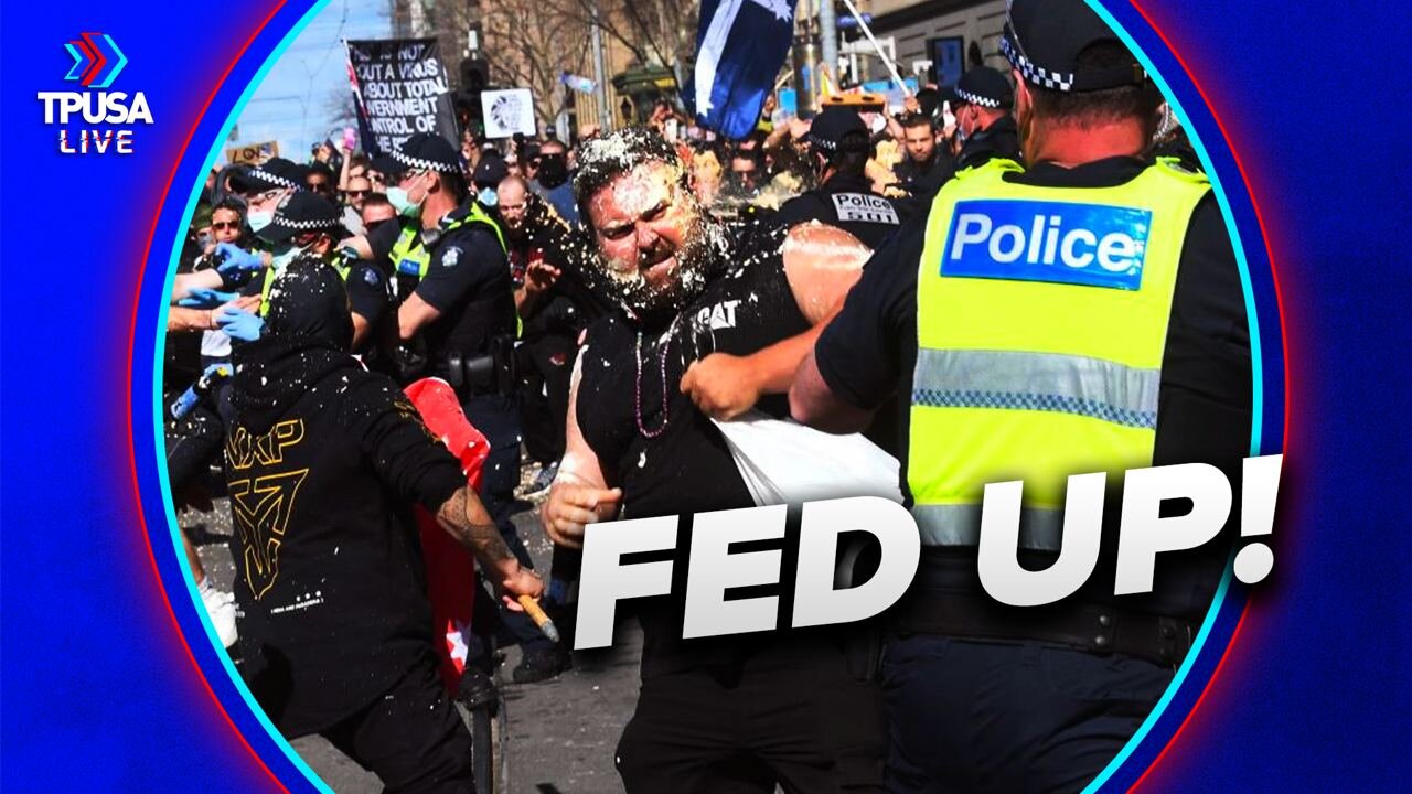 Melbourne Citizens PLOW Through Police Line In Massive Anti-Lockdown Protest