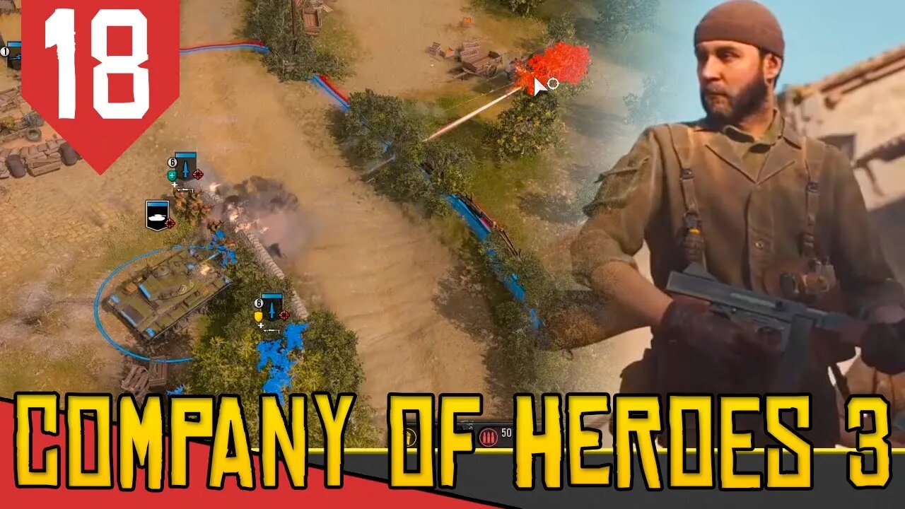 Pegou agora DEFENDE o Aeroporto - Company of Heroes 3 Italia #18 [Gameplay PT-BR]