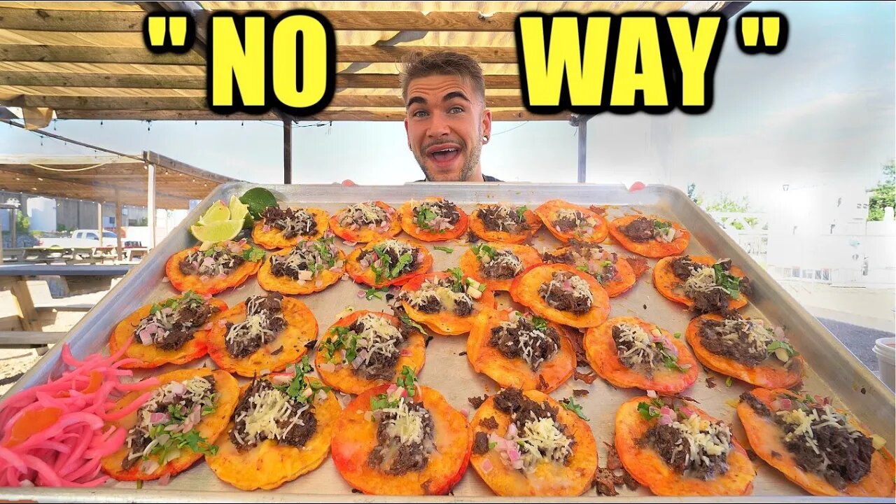 "I Don't Think You Can Do It" TEXAS SIZED BIRRIA TACO CHALLENGE (Spicy Beef Tacos)