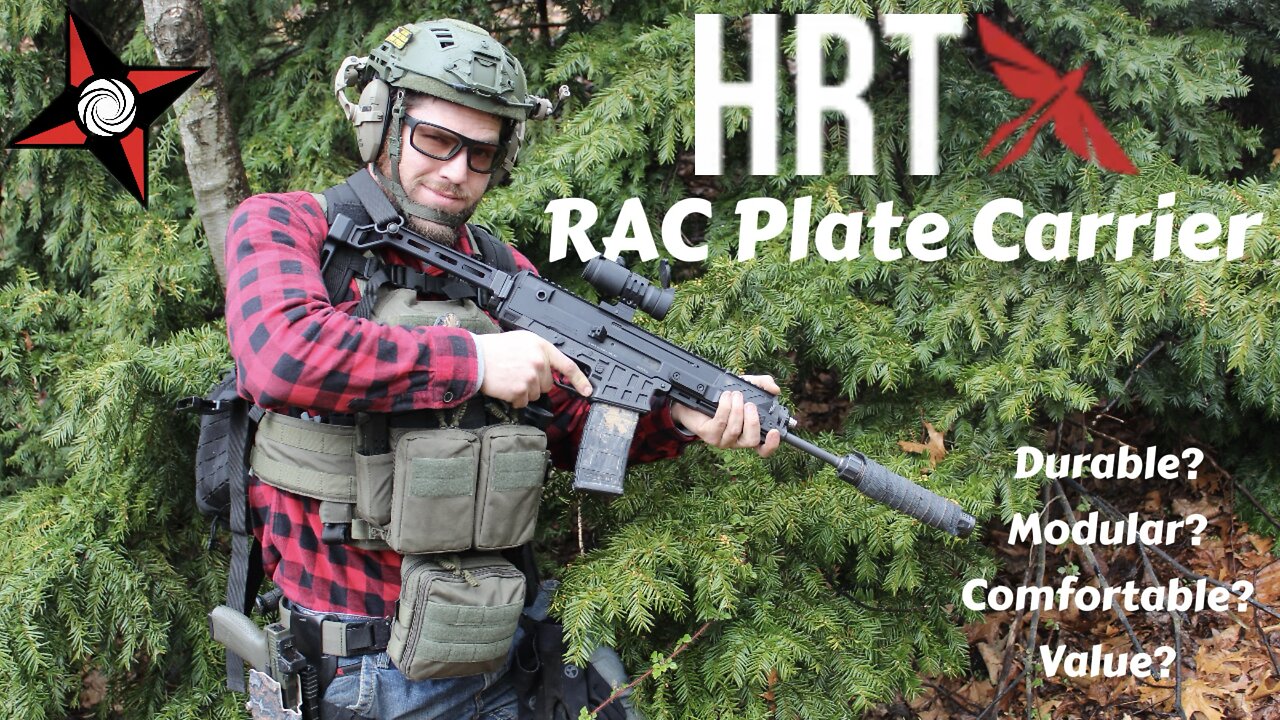 Tactical Plate Carrier | HRT Tactical | RAC Carrier | Maximus Placard | Full Review