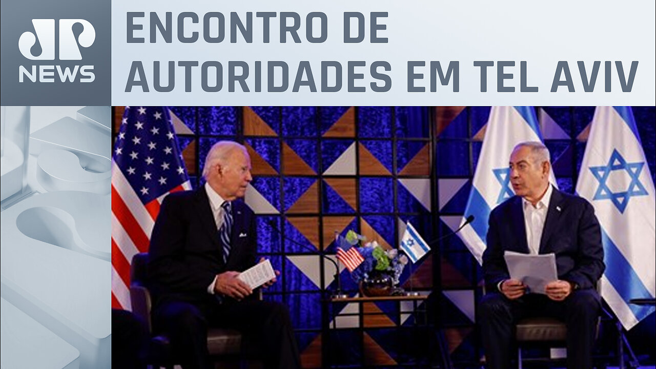 Em encontro com Netanyahu, Biden diz que Hamas faz Estado Islâmico parecer “racional”